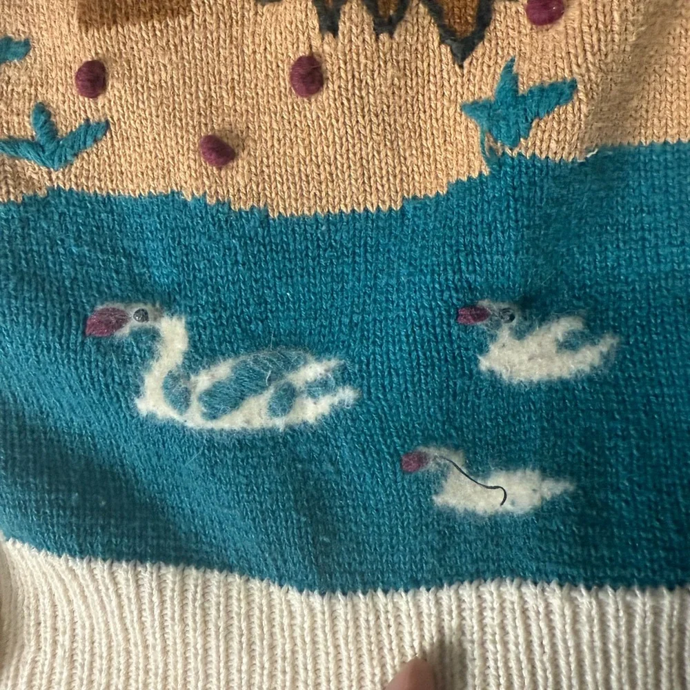 Vintage Scenic Knit Cardigan - Picture 8 of 11